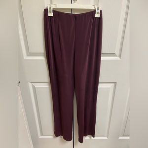 Chico’s easy wear pull on pants. Burgundy.